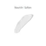 Texture of Conditioner showing creamy formula that nourishes and softens hair.