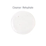 Texture of Shampoo showing clear gel formula with small air bubbles