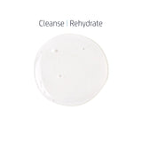 Texture of Shampoo showing clear gel formula with small air bubbles