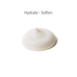 Texture of Body Lotion showing a rich, smooth cream with a soft, whipped texture.